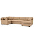 Фото #10 товара Radley 4-Pc. Fabric Chaise Sectional Sofa with Corner Piece, Created for Macy's