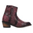 Фото #2 товара Ferrini Stacey Round Toe Cowboy Booties Womens Purple Casual Boots 61011-48