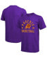 Фото #1 товара Men's Threads Heathered Purple Phoenix Suns Ball Hog Tri-Blend T-shirt