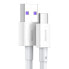Фото #2 товара Kabel przewód Superior USB - USB-C 66W 6A 1m - biały