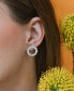 ფოტო #2 პროდუქტის Bhavani Circle Shield Stud Earrings - Set of 2