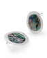 Фото #2 товара Abalone Sculpted Stud Earrings