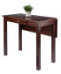Фото #8 товара Perrone 34.06" Wood High Table with Drop Leaf
