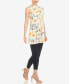 Women's Floral Sleeveless Tunic Top