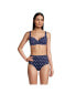 Фото #3 товара Women's D-Cup Twist Front Underwire Bikini Swimsuit Top Adjustable Straps