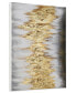 Фото #4 товара Gold Frequency Textured Metallic Hand Painted Wall Art by Martin Edwards, 30" x 40" x 1.5"