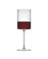 Фото #2 товара Elle Ribbed Red Wine Glass 2 Piece Set