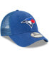 Фото #3 товара Men's Royal Toronto Blue Jays Trucker 9Forty Adjustable Snapback Hat