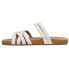 Фото #6 товара COCONUTS by Matisse Zurie Slide Womens White Casual Sandals ZURIE-100