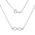 Infinity silver necklace SMJN023WJ4ZT