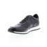 Фото #4 товара Zanzara Whitley ZZ1520L Mens Black Leather Lace Up Lifestyle Sneakers Shoes 13