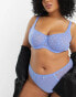 Фото #8 товара Ivory Rose Curve B-G mesh spot balconette bra in blue