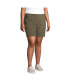 ფოტო #3 პროდუქტის Plus Size Pull On 7" Chino Shorts