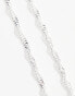 Фото #2 товара Rachel Jackson sterling silver mid length twist chain necklace with gift box