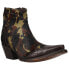 Tony Lama Anahi Camo Snip Toe Cowboy Booties Womens Brown Casual Boots VF6045