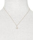 Cultured Freshwater Pearl (8mm) & Diamond (1/20 ct. t.w.) 18" Pendant Necklace in 14k Gold, Created for Macy's