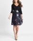 ფოტო #1 პროდუქტის Women's Floral Wrap Maternity Nursing Dress