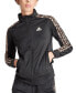 ფოტო #1 პროდუქტის Women's Tricot Slim Printed 3-Stripe Track Jacket