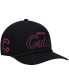 ფოტო #1 პროდუქტის Men's '47 Black Chicago Cubs Hitch Orchid Undervisor Snapback Hat