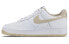 【定制球鞋】 Nike Air Force 1 Low 07 野鹤制造 空军一号 复古油画风主题 阿玛戎之战 做旧 礼盒 低帮 板鞋 男女同款 米蓝黄 / Кроссовки Nike Air Force DZ2771-121