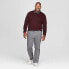 Фото #2 товара Men's Big & Tall Straight Fit Chino Pants - Goodfellow & Co Dark Gray 30x36