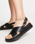 Фото #1 товара ONLY cross front sandals in black