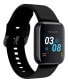 ფოტო #2 პროდუქტის Air 3 Unisex Heart Rate Black Strap Smart Watch 40mm