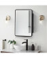 Фото #3 товара 20X28 Inch 3 Colors With Light Black Framed Wall Mount Medicine Cabinet With Mirror Anti-Fog Function