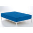 Фото #4 товара Простыня подогнанная Alexandra House Living синяя 200 кровать 50% хлопок 144 темы 28 см