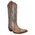 Фото #4 товара Circle G by Corral Ld Snip Toe Cowboy Womens Brown Casual Boots L5971