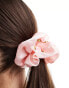 Фото #2 товара Pieces rose detail scrunchie in pink