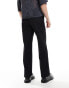 Фото #2 товара ASOS DESIGN smart straight leg trousers with button loop in black