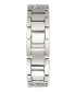 ფოტო #3 პროდუქტის Women's Druzy Stone Silver-Tone Bracelet Watch 36mm, Created for Macy's