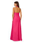 Фото #2 товара Women's Halter Sleeveless Satin Gown