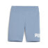 Puma Essentials Logo 7 Inch Bike Shorts Womens Blue Casual Athletic Bottoms 8483