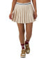 ფოტო #1 პროდუქტის Women's Printed Woven-Waistband Pleated Skort