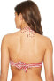 Фото #3 товара Red Carter 155335 Women's Shanghai Twist Ruby Floral Print Bikini Top Sz. L