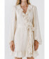 ფოტო #1 პროდუქტის Women's Ruffled Wrap Dress