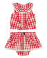 Фото #1 товара Костюм Tommy Hilfiger Baby Gingham Check Top and Bloomer