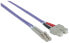 Фото #4 товара Intellinet Fiber Optic Patch Cable - OM4 - LC/SC - 2m - Violet - Duplex - Multimode - 50/125 µm - LSZH - Fibre - Lifetime Warranty - Polybag - 2 m - OM4 - LC - SC