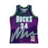 Фото #1 товара Mens Mitchell & Ness NBA HYPER HOOPS SWINGMAN JERSEY - BUCKS 2000 RAY ALLEN