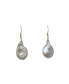 ფოტო #1 პროდუქტის 14k Gold Filled Single Natural Keshi Pearl Drop Earring