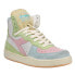 Фото #2 товара Diadora Mi Basket Arcobaleno Italia High Top Mens Multi, White Sneakers Casual