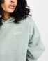 New Balance Linear Heritage oversized hoodie in sage