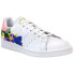 Фото #2 товара adidas Stan Smith Floral Lace Up Womens Size 10 B Sneakers Casual Shoes FW2522