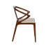 Dining Chair Brown Beige 55 x 57 x 81,2 cm