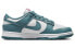 Фото #2 товара Nike Dunk Low 经典潮流 防滑耐磨 低帮 板鞋 女款 白 / Кроссовки Nike Dunk Low FJ0739-100