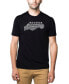 ფოტო #1 პროდუქტის Men's Premium Word Art T-Shirt - Guitar Head