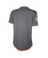 Men's Charcoal Philadelphia Phillies Team V-Neck Jersey Charcoal, Red, XL - фото #3