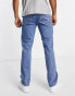 Фото #2 товара Lee west relaxed tapered fit jeans in light wash